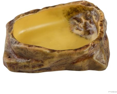 Exo Terra Water Dish, Wasserschale, Wassernapf, im Felsdekor, fuer Terrarien, mittel, M (1er Pack)