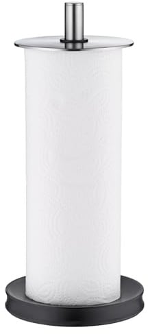WMF Depot Küchenrollenhalter stehend 32 cm, Cromargan Edelstahl, Silikonfüße spülmaschinengeeignet