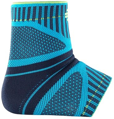 Bauerfeind Fußbandage fürs Sprunggelenk „Ankle Support Dynamic“, Unisex, 1 Fußgelenkbandage für Sport wie Joggen, Fußball oder Fitness, Sprunggelenkbandage für Sensomotorik, Rivera, M