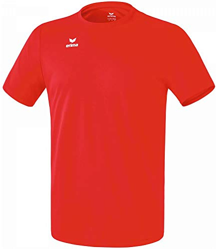 Erima Unisex Kinder Funktions Teamsport T-Shirt (208652), rot, 116