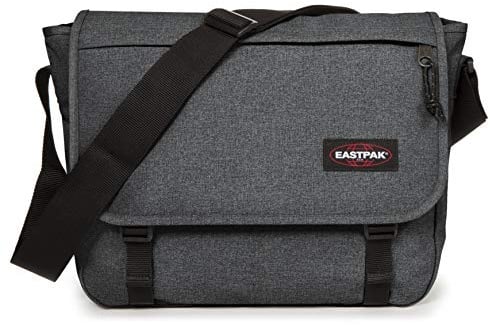 EASTPAK Delegate + Umhängetasche, 20 L - Black Denim (Grau)