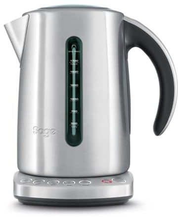 Sage Smart Kettle Wasserkocher 1.7L Edelstahl mit 5 Teesettings und Warmhaltefunktion