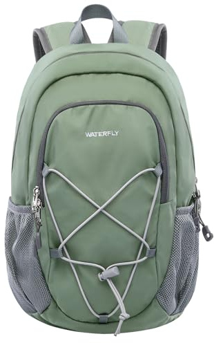 WATERFLY Rucksack Klein Wanderrucksack 12L: Leicht Tagesrucksack Mini Sport Backpack Outdoor Daypack mit Abnehmbare Brustschnalle für Wandern Reisen Camping Fahrrad Herren Damen