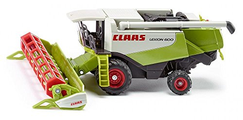 Siku 1991, Claas Mähdrescher, 1:50, Metall/Kunststoff, Grün/Rot, Bewegliche Teile