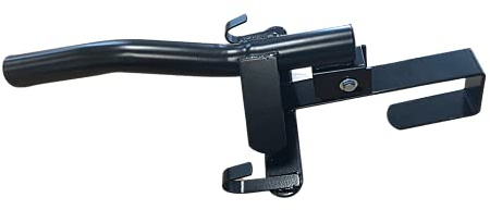 Pferdelinis Sattelhalter klappbar zum Einhängen Pferd | Sattelhalter zum ausziehen | Sattelhalter transportabel | schwarz (1x Schwarz)