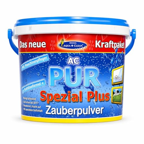 AC-PUR Zauberpulver Spezial Plus 5 kg Aktiv-Sauerstoff Fleckenentferner | Für Textilien & Stein, Waschkraftverstärker, Maschinenreiniger, chlorfrei, gegen Flecken, Schmutz & Gerüche
