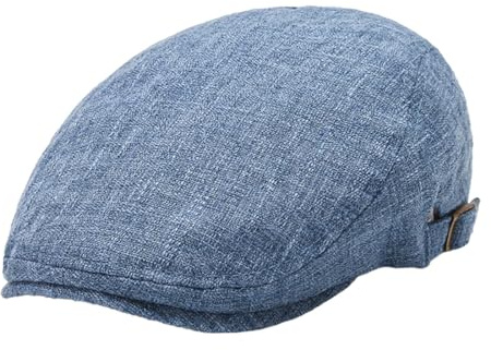 KeepSa Herren Vintage Style Flatcap Gatsby Ivy Irish Hat Newsboy Cap | Baskenmütze Cap, Outdoor Hut Sommermütze Garten Camping Wandern Reisen Strandhut, geeignet für Alltag Autofahren und Golf