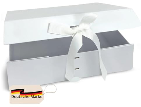 Kapulina Geschenkbox Magnetbox für Geldgeschenke mit Schleife 23cm