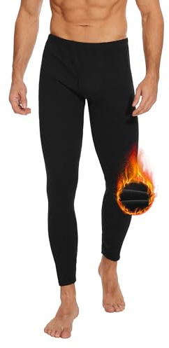 AKKQHH Thermo Unterhosen Herren Lange Warm Thermohose Männer | Thermounterwäsche Winter Skiunterwäsche Fleece Funktionsunterwäsche Unterwäsche Hose