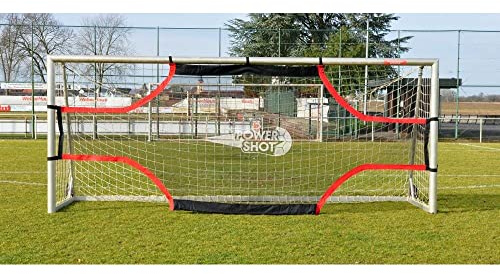 POWERSHOT Torwand Fußball/Handball PRO - Verschiedene Größen - 100% WETTERFEST - 4-Schuss-Zonen