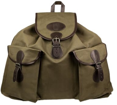 EUROHUNT Jagdrucksack 3, Wanderrucksack, Rucksack aus 100% Wasserabweisender Baumwolle, ca. 25 Liter Fassungsvermögen