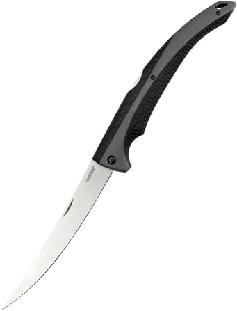 Kershaw 1560SW Filetiermesser Folding Fillet, K-Texture Klappmesser Küchenmesser Survival