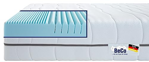 BeCo Matratze, Selection MF, 90 x 200 cm, H2, Komfortschaum, Oeko TEX Standard 100, Made in Germany, 100 Nächte Testschlafen