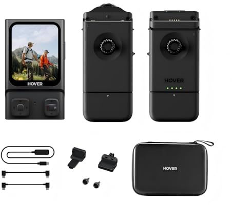 HOVERAir Beacon & Joystick Set – Leichter Bewegungskontroller mit Echtzeit-Anzeige und sicheren Flugfunktionen für Radfahren, Reisen und Outdoor-Aufnahmen