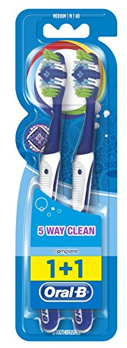 Oral B Complete 5 Reinigungszonen 40 mittel Duopack, 2 Stück