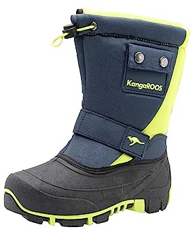 KangaROOS Unisex Kinder Kanga-bean Ii Schneestiefel, Blau, 36 EU