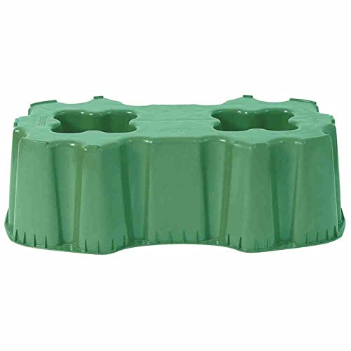 Regentonne-Unterstand für Tonnen eckig 520l H:33cm Wassertonne Regenfass Garten
