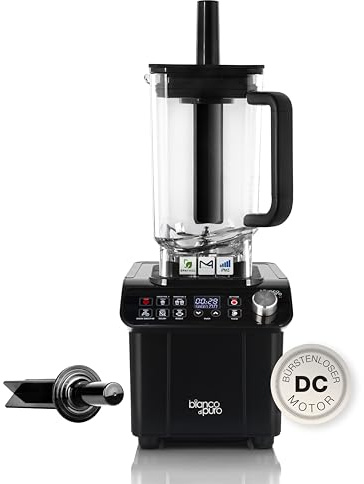Hochleistungsmixer Gusto PRO mit bürstenlosem DC-Motor 1.000 Watt Leisung 4,27 PS Smoothie Maker Eis Crushed Ice - bianco di puro®