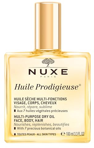 Nuxe Huile Prodigieuse – Pflegeöl für Gesicht, Körper und Haar – Alle Hauttypen (1 x 100 ml)