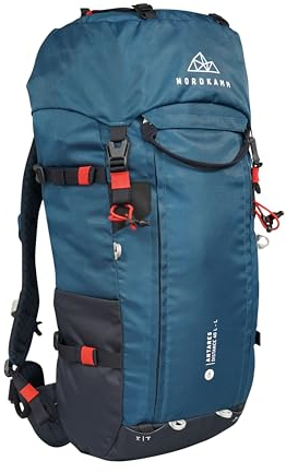 NORDKAMM® Antares Distance Wanderrucksack, Damen & Herren, 2 Rückenlängen, 37L Short oder 40L Long, Trekking Rucksack perfekt zum Wandern, Weitwandern, Bergsteigen, Hochtouren, Ski-Hochtouren