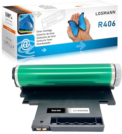 LOSMANN R406 Trommel Kompatibel für Samsung CLT-R406 CLT-R404 Bildtrommel | Ersatz für Samsung C410W C430 CF460FW C460W C480W C480FW CLP-360 CLP-365 CLP-365W CLX-3305FW CLX-3300 CLX-3305FN CLX-3305N