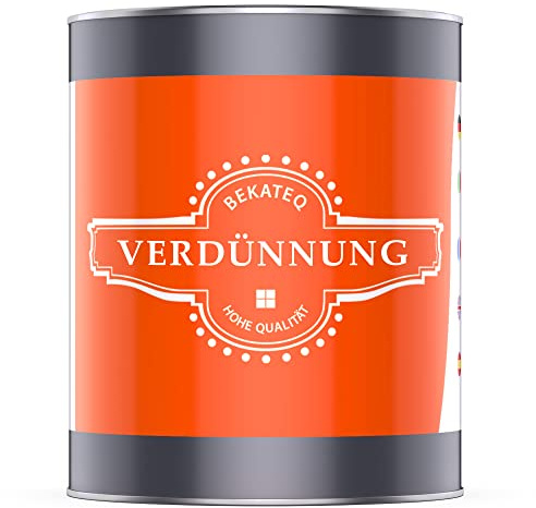 BEKATEQ Verdünnung 1l für Chlorkautschukfarbe Poolfarbe PVC, Chlorkautschuk Farbe, Epoxidharzverdünner, Epoxyverdünnung Verdünner Resin Harz Epoxidharz LS-520