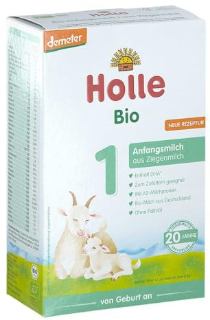 Holle Bio 1 Anfangsmilch aus Ziegenmilch, 400 g Pulver