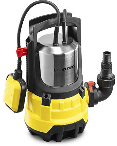 TROTEC Tauchpumpe TWP 11000 ES – Pumpe für Schmutzwasser – Fördermenge 20000 l/h, Leistung 1100 Watt, Eintauchtiefe max. 7 m, Trockenlaufschutz