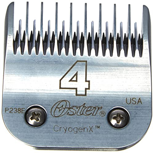 Oster Scherkopf Cryogen-X Größe 4 | Schurhöhe 9,5 mm, langlebiger Snap-on-Scherkopf für Golden A5, A6 und PowerPro Ultra