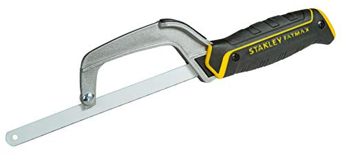 Stanley Fatmax Mini-Metallsäge 0-15-211 (kompakt, mit verstellbarer Blattlänge, feine Zahnung für die Bearbeitung von Metall und Kunststoff)