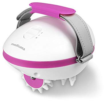 medisana AC 850 Cellulite Massagegerät, Massageroller für straffe Haut | Selbstmassage mit 6 rotierenden Massagerollen und 2 Intensitäten, für Bauch, Beine und Po, Lymphdrainage