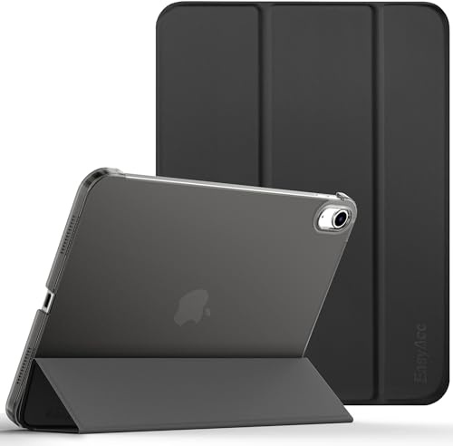 EasyAcc Hülle für iPad A16 11. Generation/iPad 10. Generation 10.9 Zoll | Ultra Dünn Cover mit Auto Schlaf/Aufwach Funktion Schutzhülle Case,Schwarz