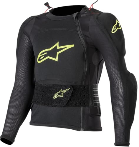 Alpinestars Bionic Plus Youth Protection Jacke, Langarm, Schwarz/Neongelb