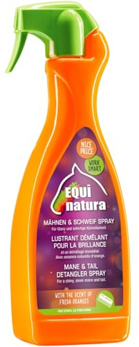 RL24 Equinatura - Mähnen & Schweif Spray | Mähnenspray für Pferde | seidiger Glanz | Mähne & Schweif sofort kämmbar | Schweifspray für Pferde | Pferde Glanzspray | 1 x 1000 ml Spray