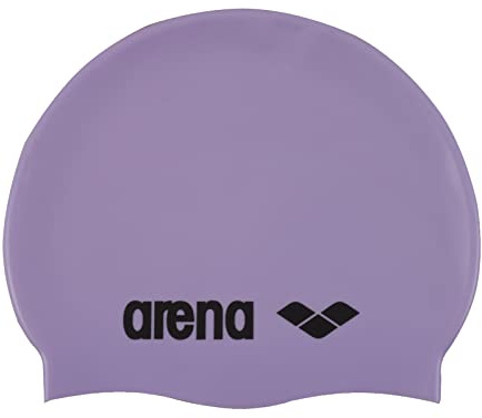 arena Classic Unisex Silikon-Badekappe, Schwimmkappe für Frauen und Männer, Badekappe mit Verstärktem Rand, Weiche und Strapazierfähige Schwimmkappe
