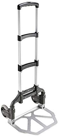 Adam Hall Accessories Porter - Zusammenklappbare Sackkarre mit verriegelbarem Ausziehgriff, AHPORTER, Silber Schwarz, 1000 mm