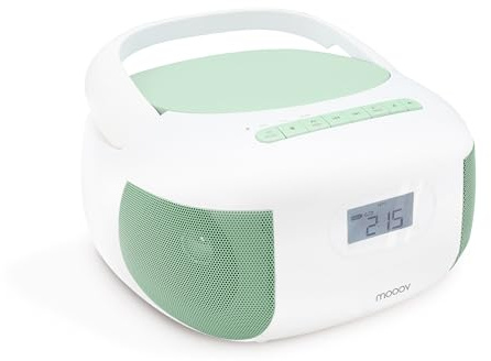 mooov CD Player Radio Mady Bluetooth, MP3 mit USB-Anschluss, Micro-SD-Karte - Grün - mooov 477186