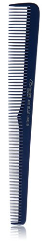 Comair 7000341 Haarschneidekamm 406 mittelstarke Schrägung Profi-Line, blau