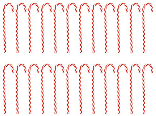 LIOOBO 30 Stücke Weihnachten Zuckerstangen Christbaumanhänger Christbaumschmuck Anhänger Weihnachtsbaum Deko Ornamente Weihnachtsschmuck Weihnachtsdeko