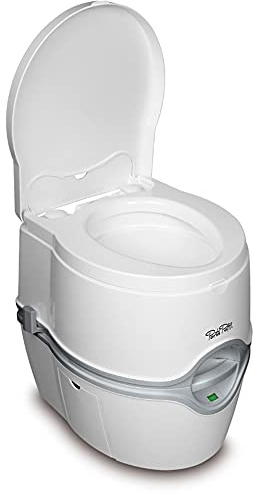 Thetford 92306 Porta Potti 565E (Elektric) Tragbare Toilette, Weiß-Grau, 448 x 388 x 450 mm