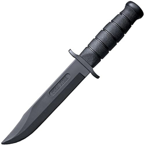 Cold Steel, Trainingsmesser, stabile Gummiausführung, Schwarz