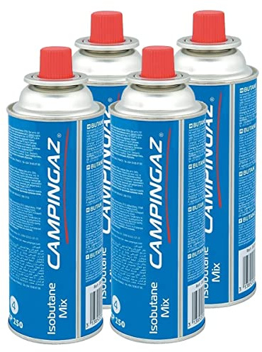 Campingaz Ventil-Gaskartusche CP 250 - Isobutane Mix (4er Pack)