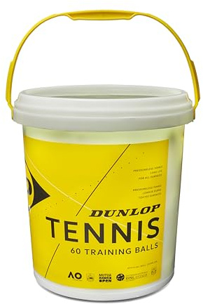 DUNLOP Tennisball Training gelb 60 Stück - für Coaching und Trainingseinheiten