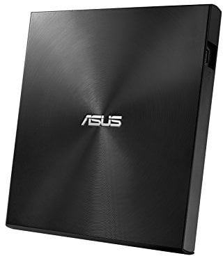 Asus ZenDrive U9M externer DVD-Brenner (für Apple MacBook & Windows PCs/Notebooks, inkl. USB-C Kabel, Brennsoftware & Nero Backup App, M-Disc Support, USB 2.0) Gold