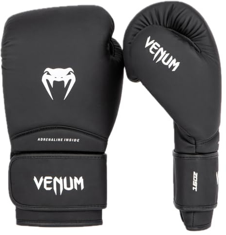 Venum Contender 1.5 Boxhandschuhe - Schwarz-Weiß - 14-Unze