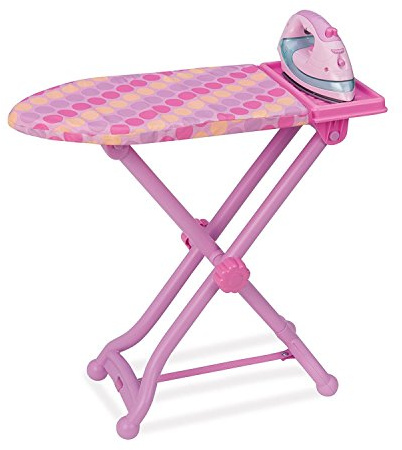Battat - Bester gebügelter Bügeltisch - Hausputzset für Kinder - Spielzeugeisen - Zusammenklappbarer Bügeltisch - Vorgetäuschtes Spiel - 3 Jahre +