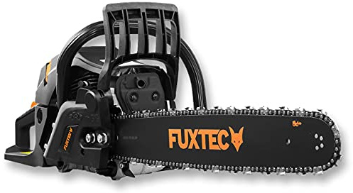 FUXTEC Benzin Kettensäge FX-KS262 – Motorsäge 2,85kw 61,5ccm Hubraum & EASY-Start – Schwertlänge 20 Zoll inkl. Schwertschutz & Tragetasche
