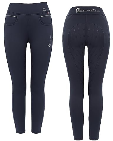 Cavallo Liz Grip RL Damen Reithose Winter Reitleggings schwarz HW 2022 | Farbe: schwarz , Größe: 32