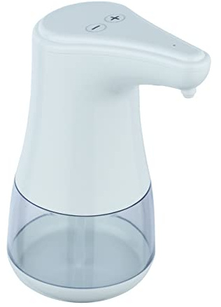 WENKO Sensor Desinfektionsmittelspender Diala, berührungsloser Desinfektionsspender, hygienisch Hände Desinfizieren, tropfdicht, nachfüllbar, batteriebetrieben, Füllmenge 360 ml, 9,5 x 19,5 x 13,5 cm