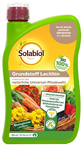 Solabiol Grundstoff Lecithin, natürliche Abwehr von Pilzkrankheiten an Pflanzen, 800 ml Konzentrat